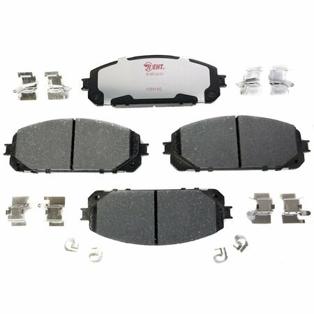 R/M BRAKES BRAKE PADS OEM OE Replacement Hybrid Technology Includes Mounting Hardware EHT1709H